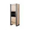 WOOD hylly 65x40x170,5 Wotan-tammi + antrasiitti