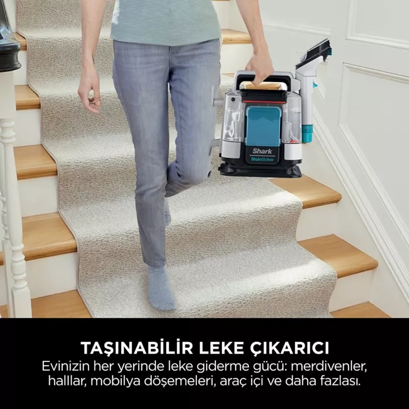 Sharkclean PX200EUT matonpuhdistuslaite käsikäyttöinen syvä-/välippuhdistus valkoinen