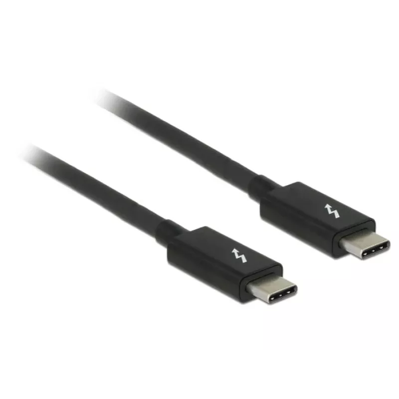 Thunderbolt-kaapeli DeLOCK 84845 1 m 20 Gbit/s musta