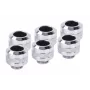 Liitinsarja Alphacool 17474 — messinki-kromiliittimet, Ø 22 mm, korkeus 20 mm