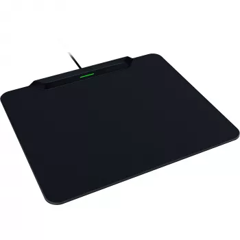 Razer | Langaton pelihiirimatto lataustelakalla, Hard Edition | HyperFlux V2 Wireless Charging System | Pelihiirimatto | 360 x 311 mm | musta