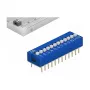 Delock 66388 DIP-kytkin piirilevylle, sininen, 10 kpl