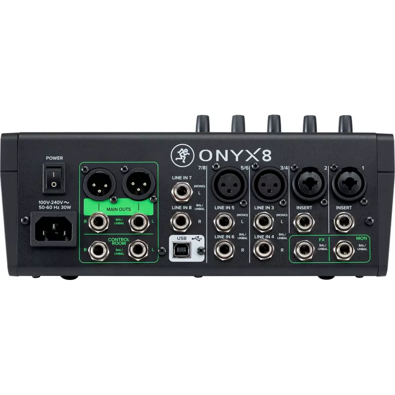 Mackie Onyx 8 - analoginen mikseri USB:llä