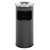 Durable 3332-58 pyöreä tuhka-/roska-astia, 17 L, alumiini/metalli, antrasiitti