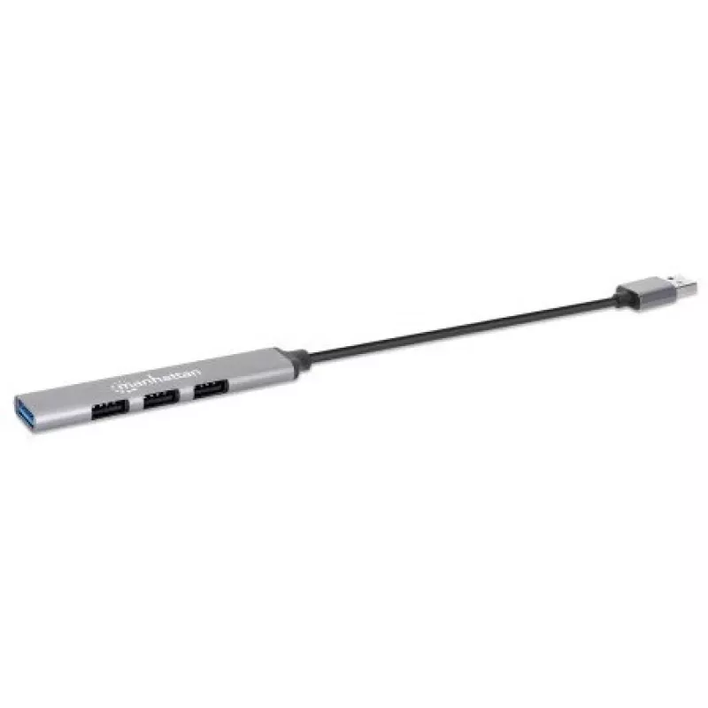 Manhattan USB-A 4-porttinen keskitin, 4x USB-A-porttia (1x 5 Gbps USB 3.2 Gen1…