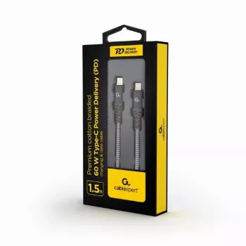 USB-kaapeli Gembird CC-USB2B-CMCM60 1,5m USB-C harmaa