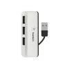 Belkin USB 2.0 4-porttinen matkakeskitin, hopea, F4U021bt