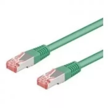 Wentronic Goobay CAT 6 -verkkokaapeli, S/FTP (PiMF), vihreä, 15 m - LSZH halogeeniton, kupari (68295)