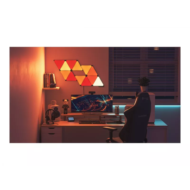 Älypaneeli Nanoleaf NL47-0101TW-3PK WLAN musta 3 kpl