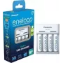 Panasonic eneloop BQ-CC61 laturi 4 x 2200 mAh akulla (K-KJ61MCD40USB)