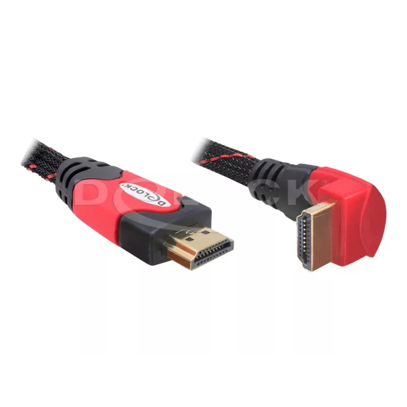 HDMI-kaapeli DeLOCK 3 m HDMI Type-A standardi musta punainen