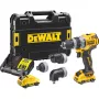Pistoolikahvaporakone DeWalt DCD703L2T-QW — 12V, 3,0Ah x2, 1500 kierr./min, 10 mm pikakiinnitysistukka, 25,5 N·m, 0,9 kg