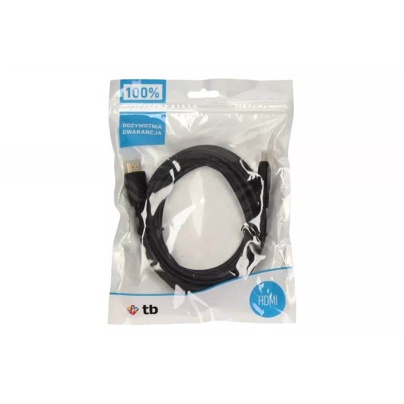 TB V 1.4-HDMI-kaapeli kullattu 3m.
