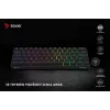 SAVIO BLACKOUT X2 BROWN mekaaninen pelinäppäimistö 61 näppäintä 60 % USB QWERTY RGB Outemu Brown