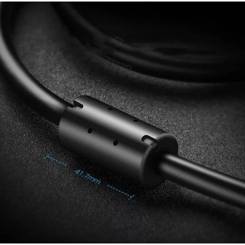 USB-kaapeli UGREEN US132 Mini-USB 1 m — musta, 480 Mbit/s, nopea lataus