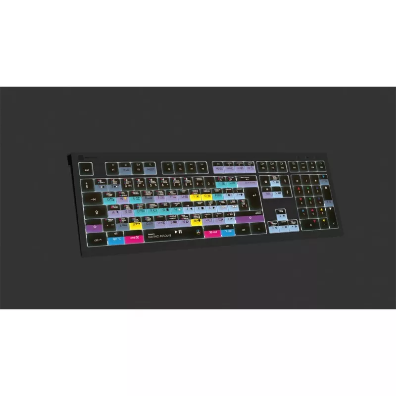 Logickeyboard ASTRA 2 näppäimistö USB QWERTY englanti musta Full-Size 104 näppäintä