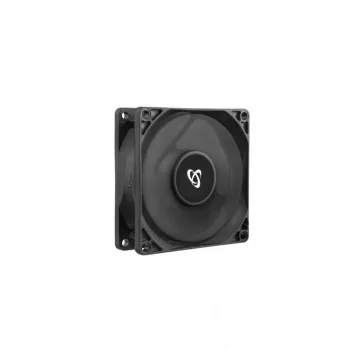 SBOX CF-80/R 80mm kotelotuuletin - musta