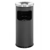 Durable 3332-58 pyöreä tuhka-/roska-astia, 17 L, alumiini/metalli, antrasiitti