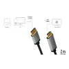 LogiLink CDA0107 videokaapeliadapteri 2 m DisplayPort HDMI musta harmaa