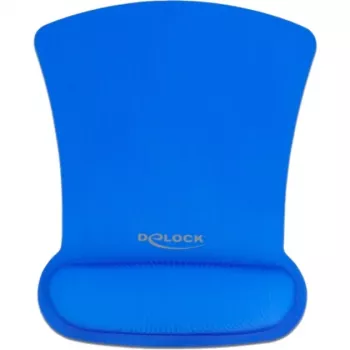 Delock ergonominen hiirimatto rannetuella sininen 255 x 207 mm (12699)
