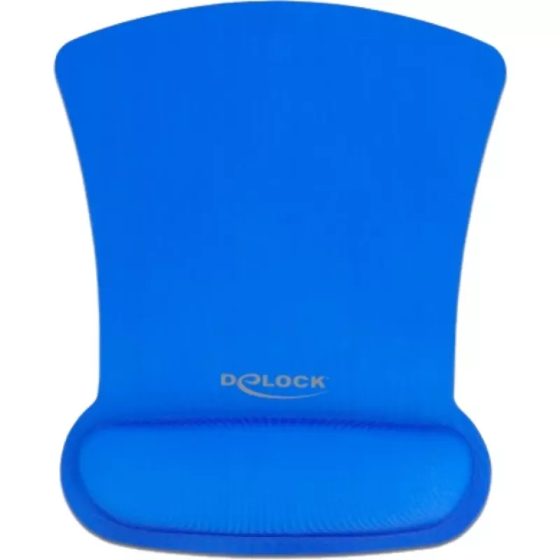 Delock ergonominen hiirimatto rannetuella sininen 255 x 207 mm (12699)