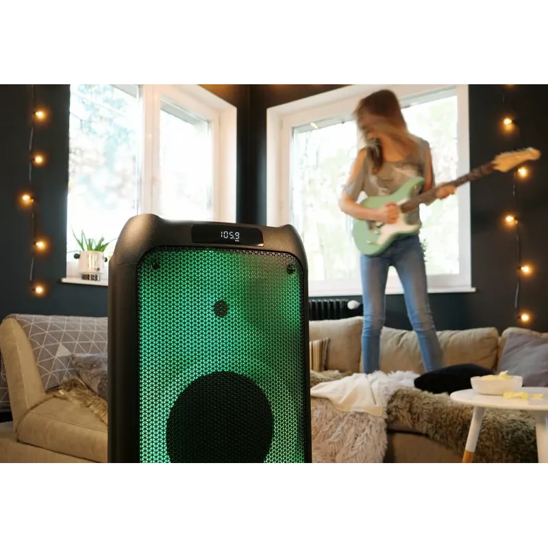 Karaokejärjestelmä Blaupunkt PB10DB 1000W johdollinen mikrofoni LED-näyttö
