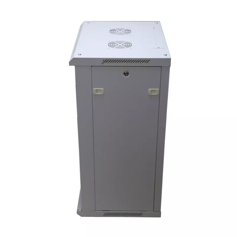 Seinäkaappi Extralink Rackmount-kotelo 18U 600x600 harmaa avainlukko