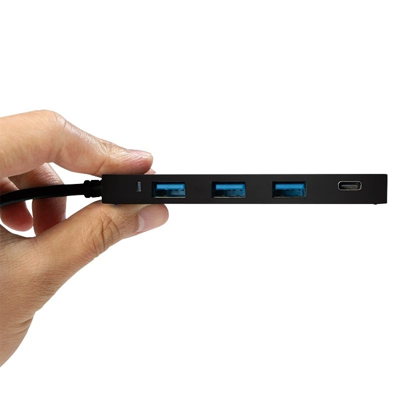 LogiLink UA0311 USB-C 3.2 Gen 2 moniporttikeskitin 4 porttia musta