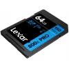 SDXC-flash-muisti Lexar 64 GB UHS-I 800xPRO — Class 10, U3, V30, 150 MB/s