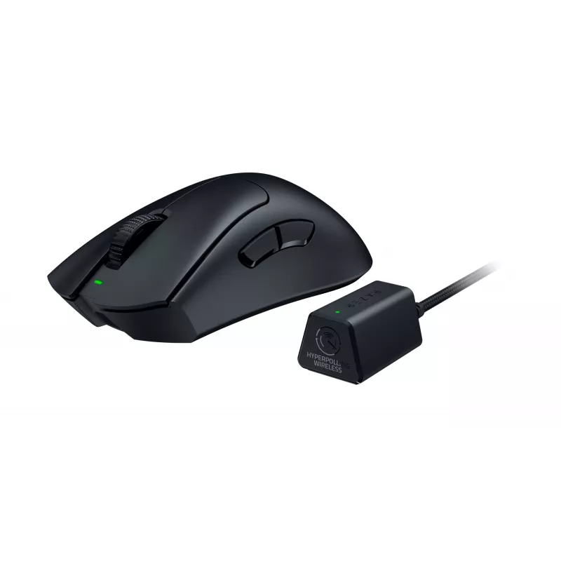 Razer DeathAdder V3 Pro langaton pelihiiri HyperPolling-dongelilla, musta