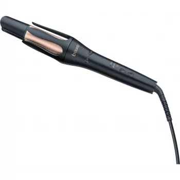 Kiharrin Beurer HT 75 — 25 mm keramiikkapinnoitettu sylinteri, musta/kupari