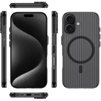 Suojakotelo 4smarts 541639 iPhone 17 16 cm (6,3 tuumaa) musta läpinäkyvä