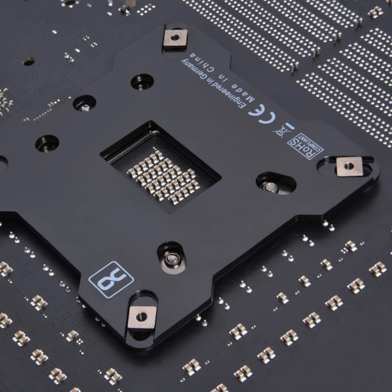 Taustalevy Alphacool 13071 ruostumaton teräs musta 90mm