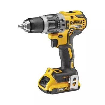Akkuruuvinväännin DeWalt DCD796D2-QW 18V Li-Ion, 2x2Ah, pikaistukka 13 mm, iskuporatoiminto, 1,6 kg