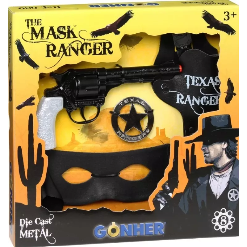 Gonher cowboy-setti naamiolla