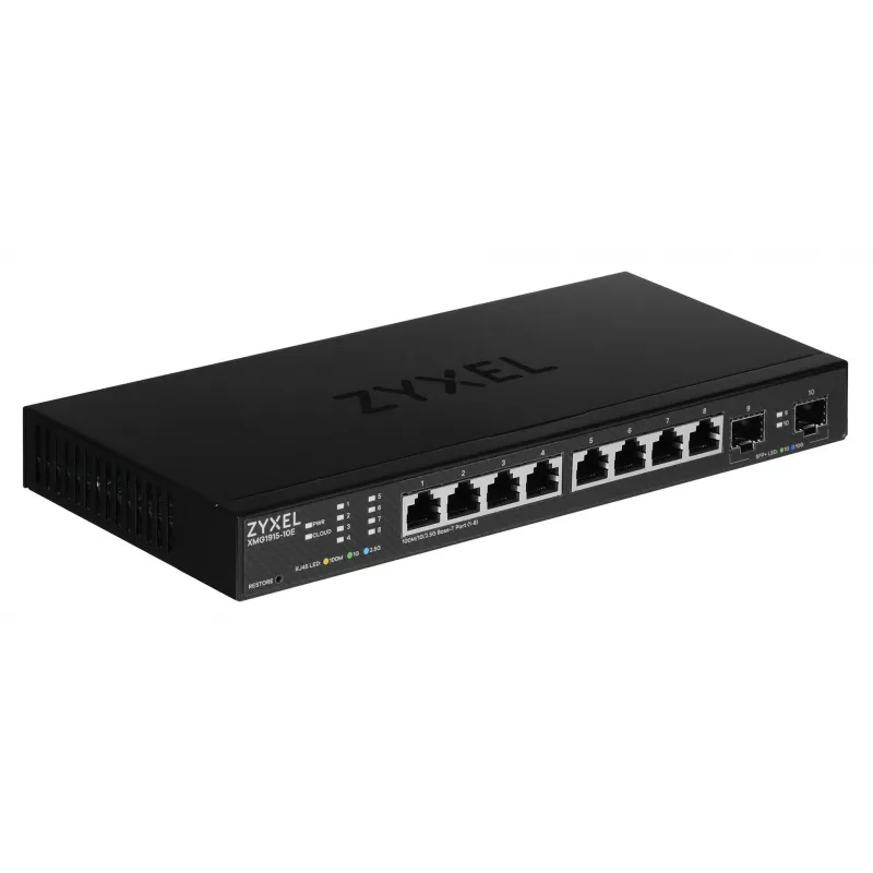 Zyxel XMG1915-10E hallittava L2 2.5G Ethernet (100/1000/2500)