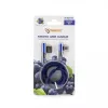 Sbox USB->Micro USB 90 M/M 1.5m USB-MICRO-90BL blueberry sininen