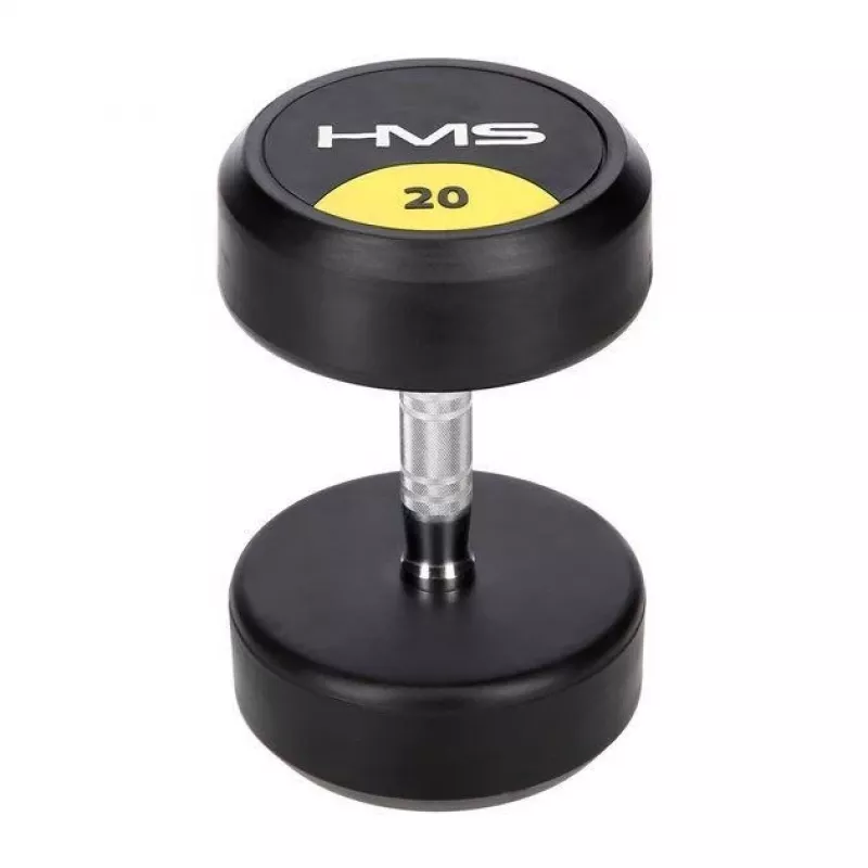 Kumipinnoitettu käsipaino 20 kg HMS HG PRO 20