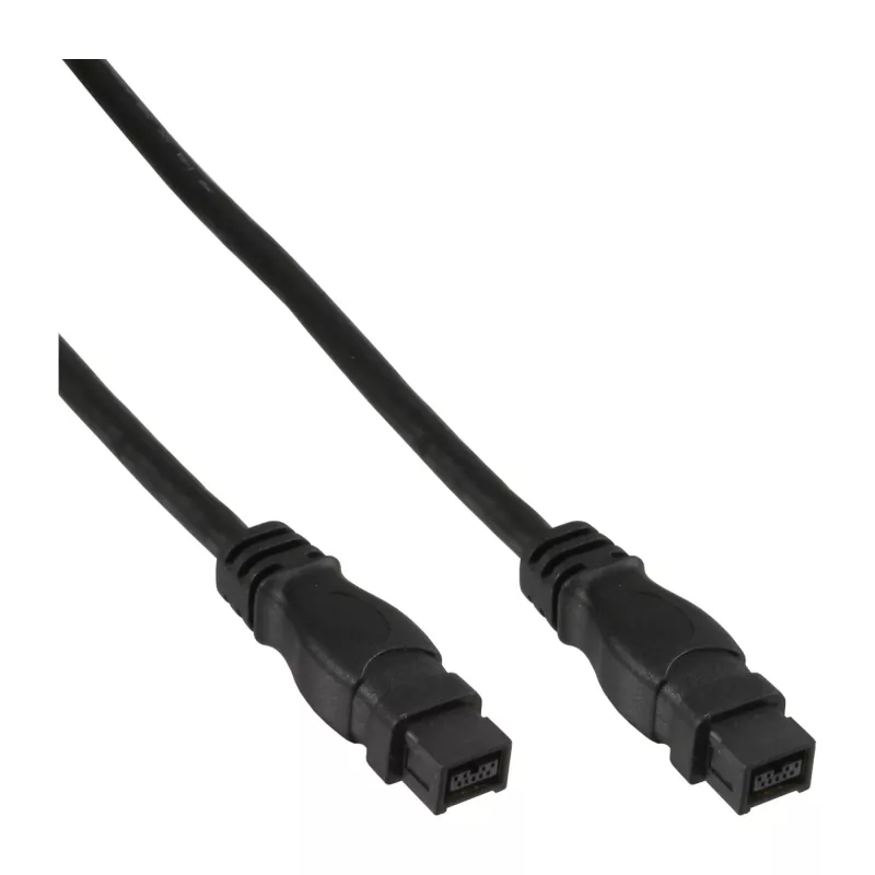 FireWire 800 -kaapeli InLine 39902 1,8 m pistoke/pistoke musta