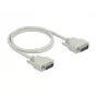 Sarjakaapeli DeLOCK 85975 beige 1m Sub-D15