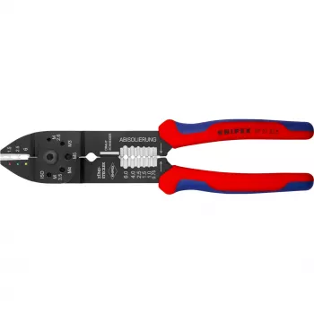Knipex 97 21 215 kaapelipuristinpuristustyökalu musta, sininen, punainen