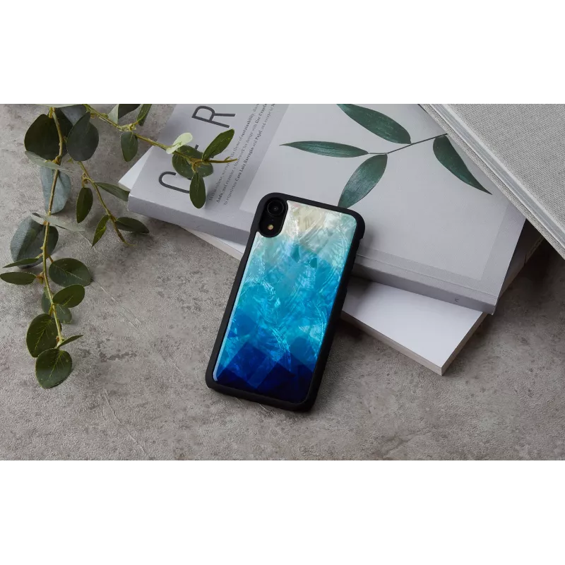 iKins puhelinkotelo iPhone XR – blausee ulkopuoli, musta sisäpuoli
