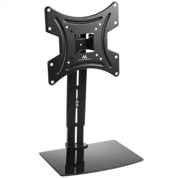 TV:n seinäkiinnike MACLEAN MC-451 hyllyllä ja kallistussäädöllä, VESA 75x75–200x200 mm, 20 kg asti, 15