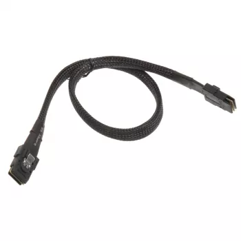 SilverStone CPS02 - SATA- / SAS-kaapeli - sideband-tuella - SAS 12Gbit/s - 4-lane - 4 x Mini SAS (SFF-8087) (W) - 4 x Mini SAS (SFF-8087) (W) - 50 cm - S