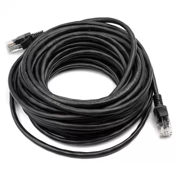 Cat5E UTP -kaapeli, 10 m, musta