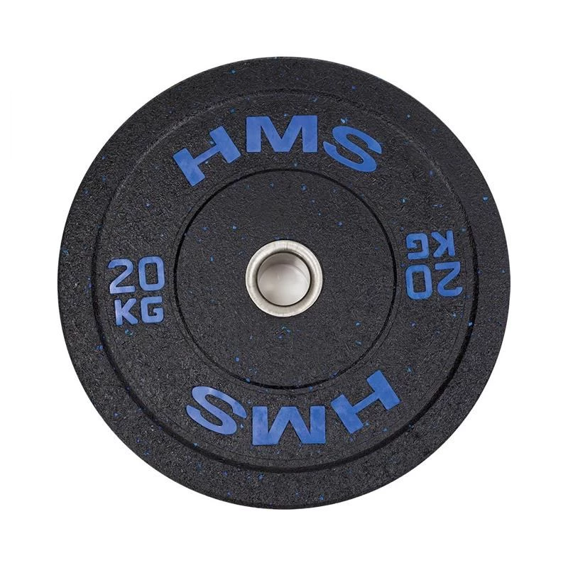 HMS Fitness HTBR20 1 kpl olympialainen kumipinnoitettu painolevy