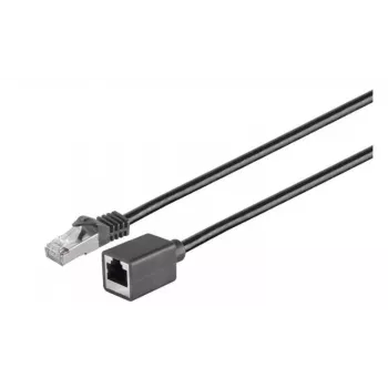 Microconnect STP6005SEXT verkkokaapeli musta 0,5 m Cat6 F/UTP (FTP)