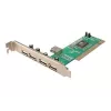 LogiLink PC0028 USB 2.0 PCI -kortti, 4 ulkoista + 1 sisäistä porttia