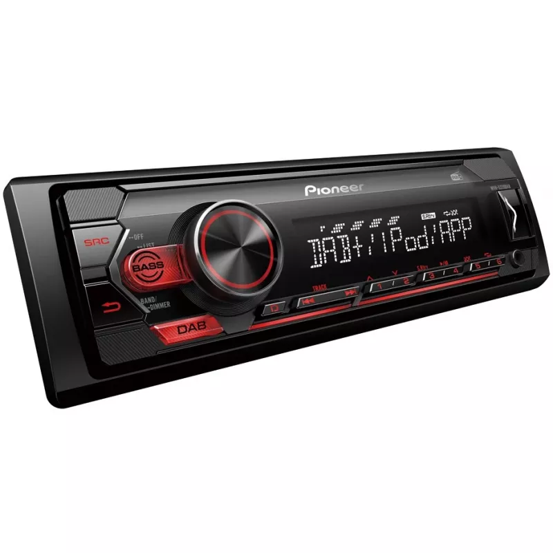 Pioneer MVH-S220DAB auto-media-vastaanotin musta 200 W (MVH-S220DAB)