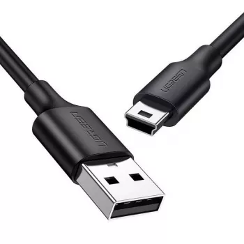 Ugreen USB-kaapeli - Mini-USB 480 Mbit/s 3 m US132 (musta)